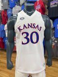 Ochai Abgaji 2022 Final Four Kansas Basketball Jersey #30 - White