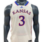 Dajuan Harris Jr. Kansas Basketball Jersey #3 - White