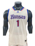 Kansas Jayhawks Pay Heed Basketball Jersey - White
