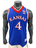 Devonte Graham Kansas Basketball Retro Jersey #4 - Royal