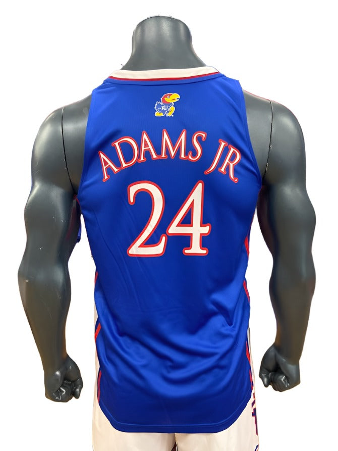 KJ Adams Jr. Kansas Basketball Jersey #24 - Royal