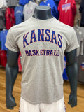 Kansas Basketball Tiffany Arch T-Shirt - Grey