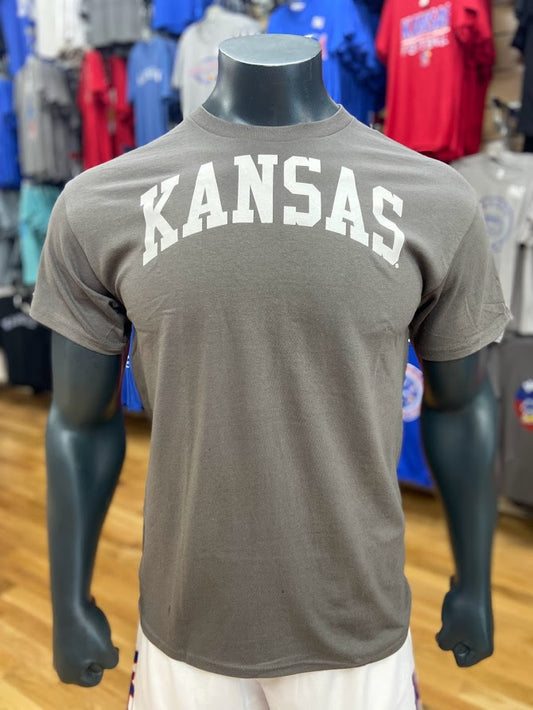 Kansas Arch T-Shirt - Charcoal/White