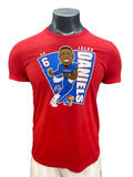 Kansas Jayhawks Jalon Daniels KU Football Triblend T-Shirt - Red