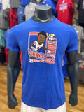 Kansas Jayhawks Devin Neal KU Football Triblend T-Shirt - Royal Blue