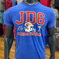 Kansas Jayhawks JD6 Jalon Daniels Helmet Triblend T-Shirt - Royal
