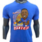 Kansas Jayhawks Jalon Daniels Character KU Football Triblend T-Shirt - Royal