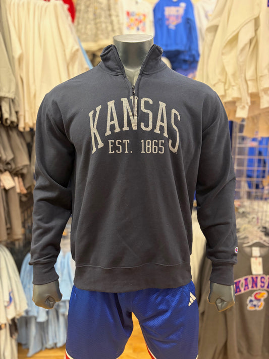 Kansas Jayhawks Powerblend Champion Quarter-Zip