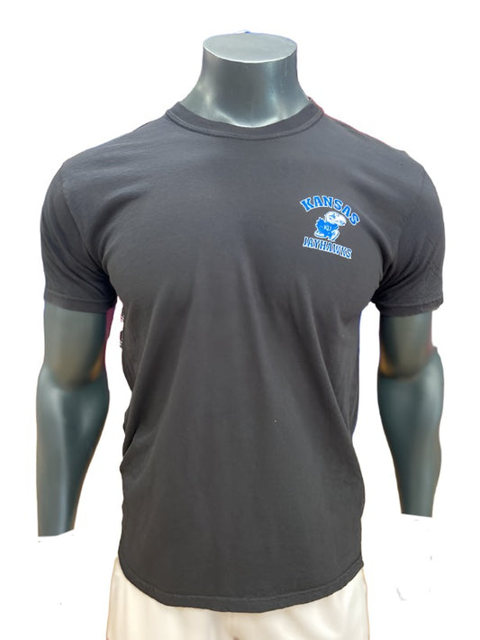 Kansas Jayhawks Silhouette T-Shirt - Black/Blue