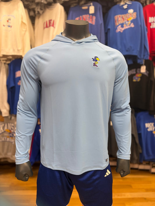 Kansas Jayhawks Cutter & Buck 1912 Prospect Performance Hood