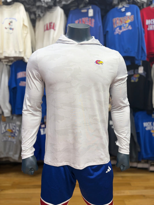 Kansas Jayhawks Flag & Anthem Jayhawk Head Performance Hood