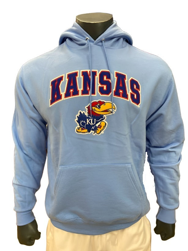 Kansas Jayhawks Champion Kansas Hoodie - Carolina Blue