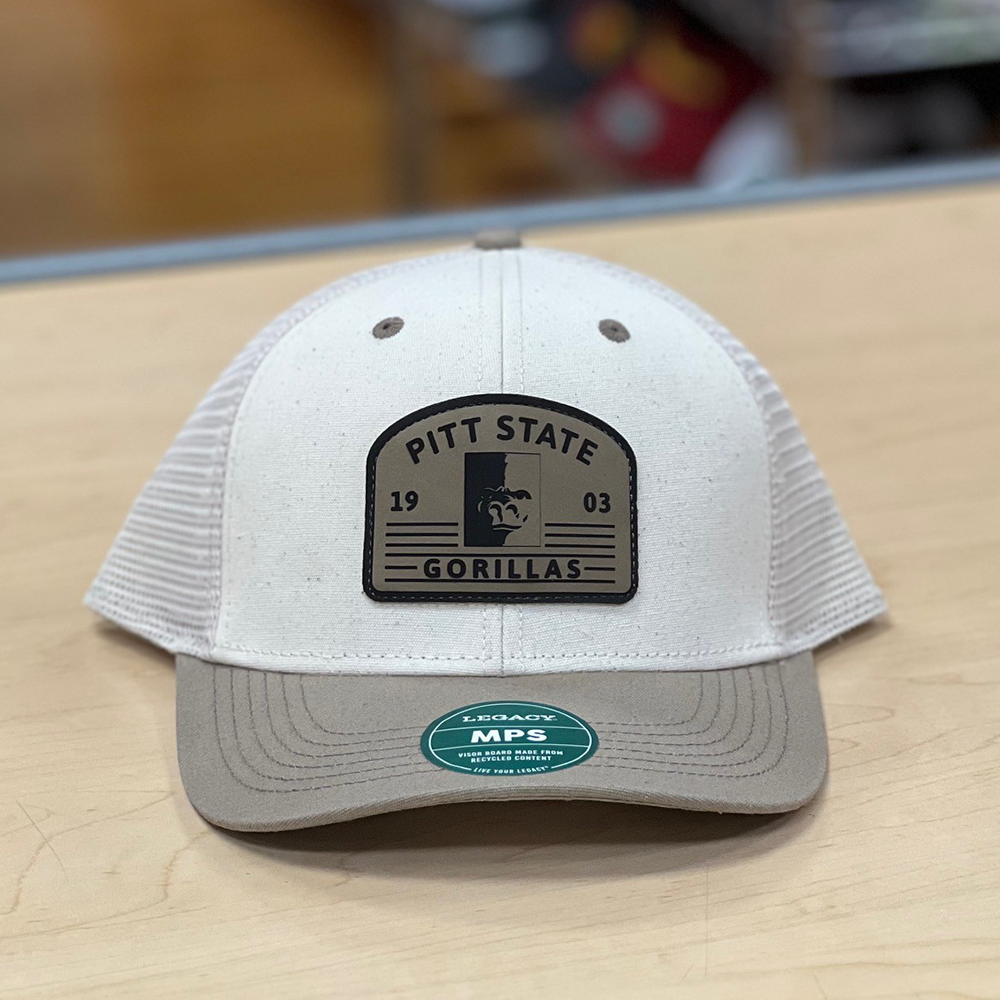 Pitt State Leather Patch Hat- Stone/Clay