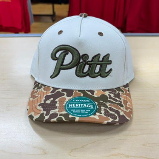PITT SCRIPT HERITAGE HAT - DUCK CAMO