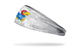 Kansas Jayhawk Typhoon Headband - White