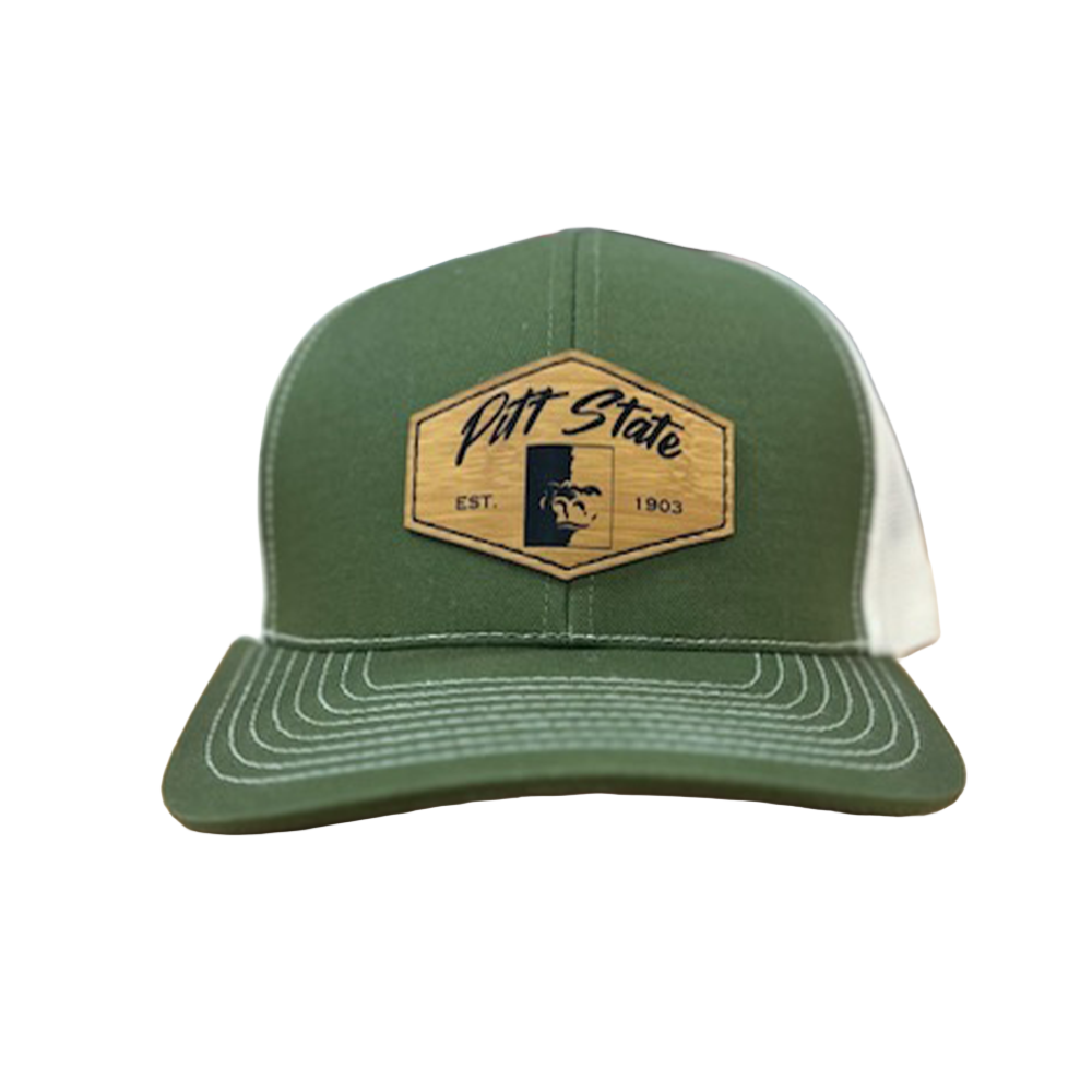 Pitt State Gorillas Bamboo Patch Hat - Green/White