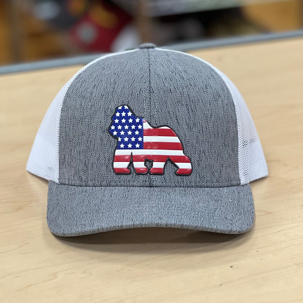 PSU Gorillas Flag Hat- Red, Black, Grey