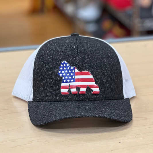 PSU Gorillas Flag Hat- Red, Black, Grey