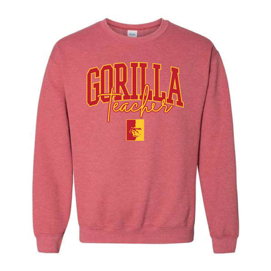 PSU Gorilla Teacher Sweatshirt - Red Heather