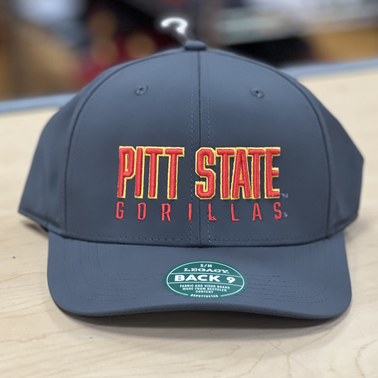 PSU Back 9 Hat- Dark Grey
