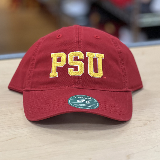 PSU EZA Hat- Scarlet, Mustard, Black