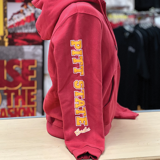 PSU Everyday Full Zip- Chili Red