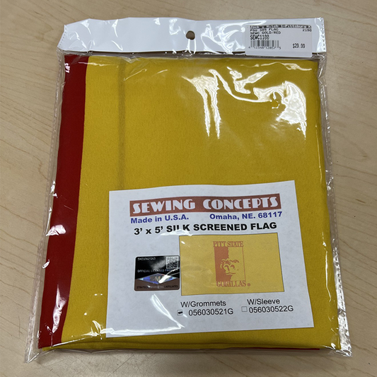 PSU Gorillas 3X5 Flag- Gold/Red, Red/Gold