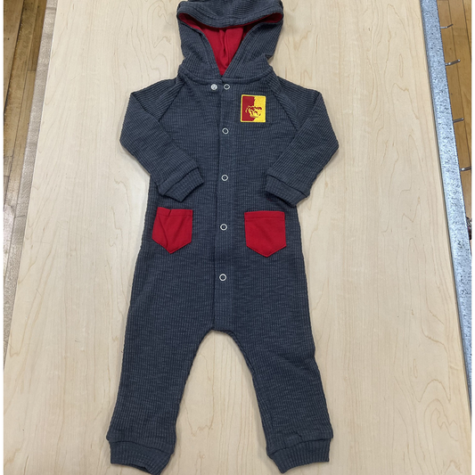 PSU Infant Romper- Dark Grey