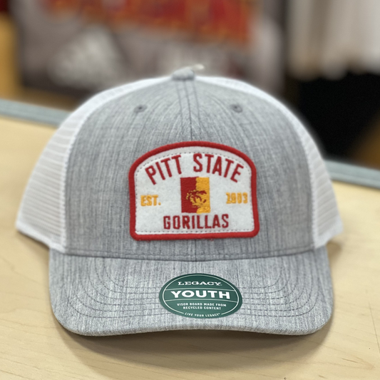 Youth PSU Townie Legacy Hat- Black, Grey