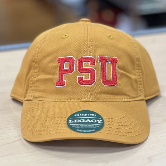 PSU EZA Hat- Scarlet, Mustard, Black