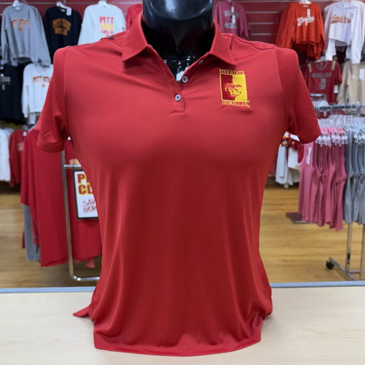 PSU Women's Adidas Golf Polo- Red, Black