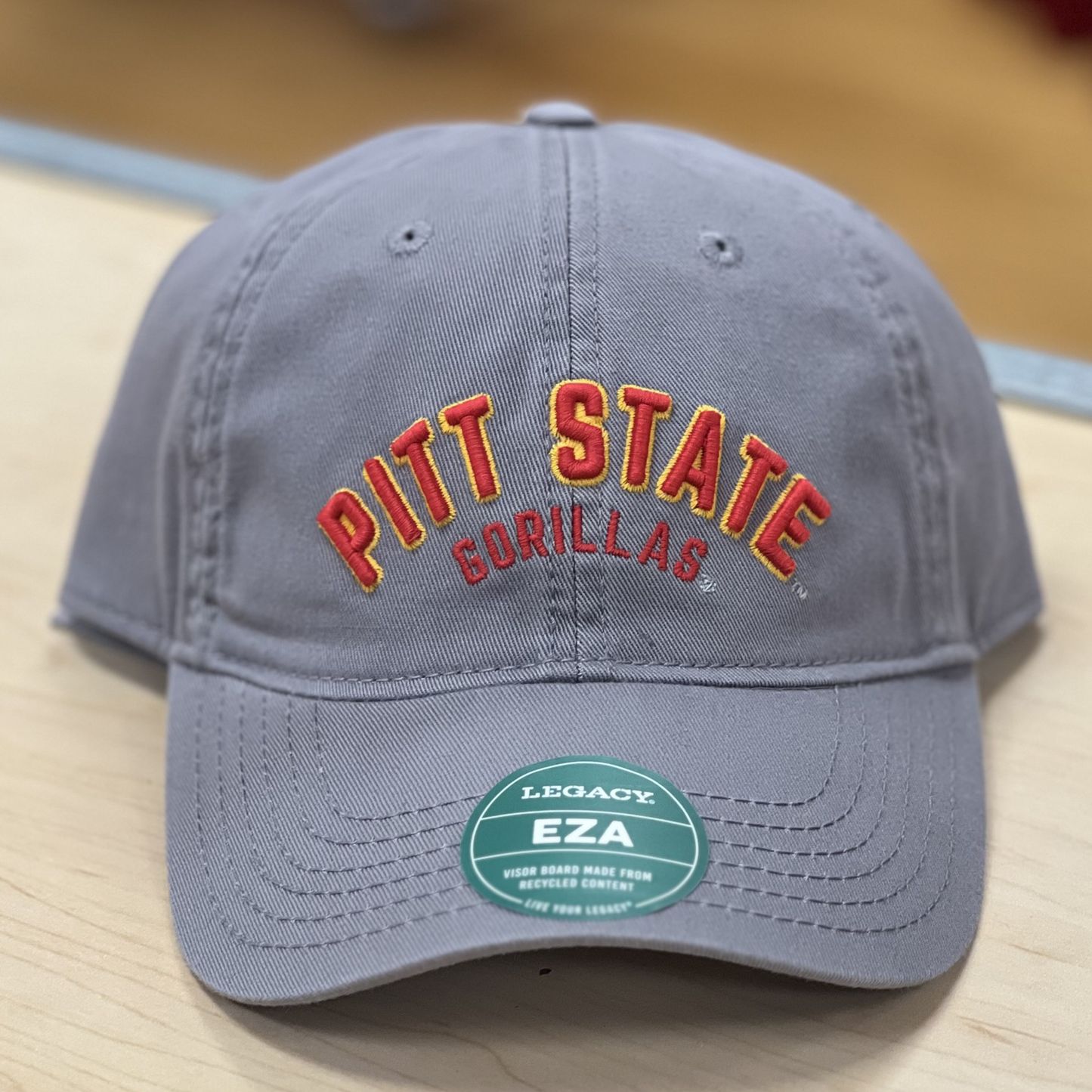Pitt State Gorillas Back Pitt Legacy EZA Hat- Grey, White