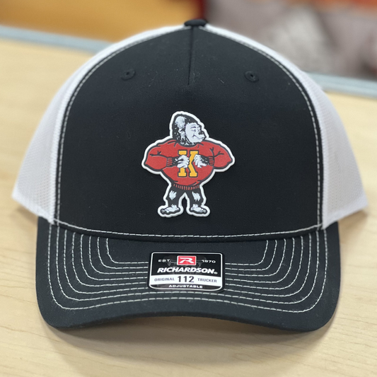 Richardson 1950 Rubber Patch Hat- Grey/Black, Black/White