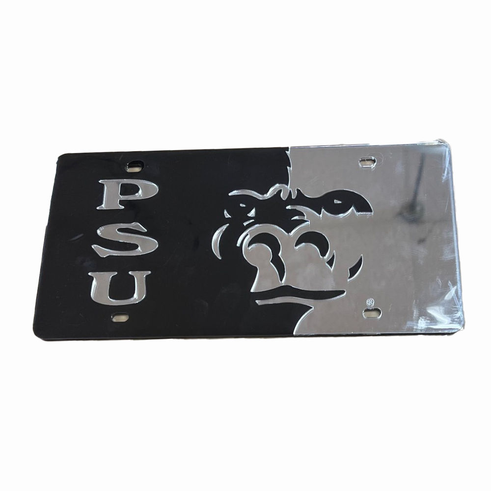 Pitt State Gorilla PSU Tag- Black/Silver