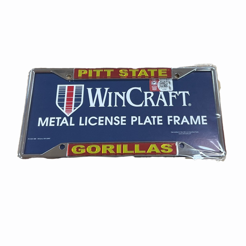 Pitt State Gorillas Frame- Red/Gold/Alum.