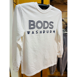 Retro Washburn Bods Comfort Colors Long Sleeve - White