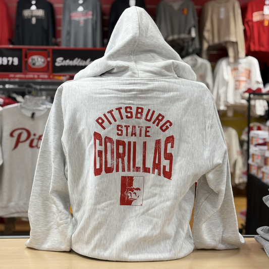 PSU Gorillas Full Zip- Grey