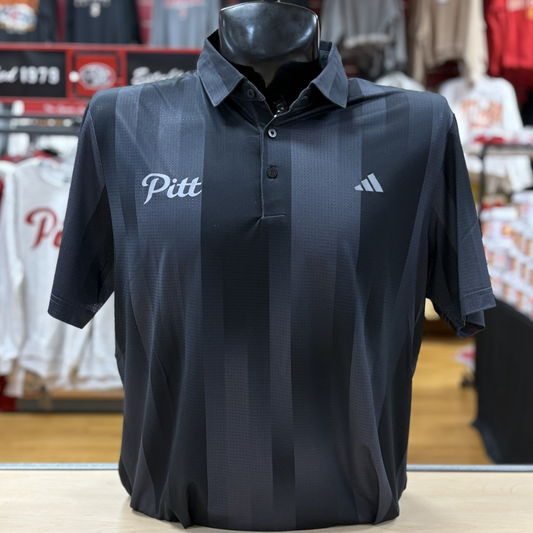 PSU Adidas Fade Stripe Polo- Black/Grey