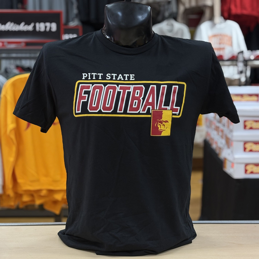 PSU Level Up Football Tee- Black