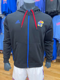 Kansas Jayhawks Adidas Jacket- Black