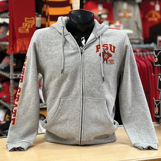 PSU Everyday Full Zip- Oxford Heather