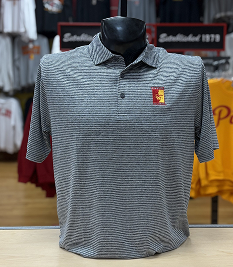 PSU Scheme Polo- Red Heather/Black Heather