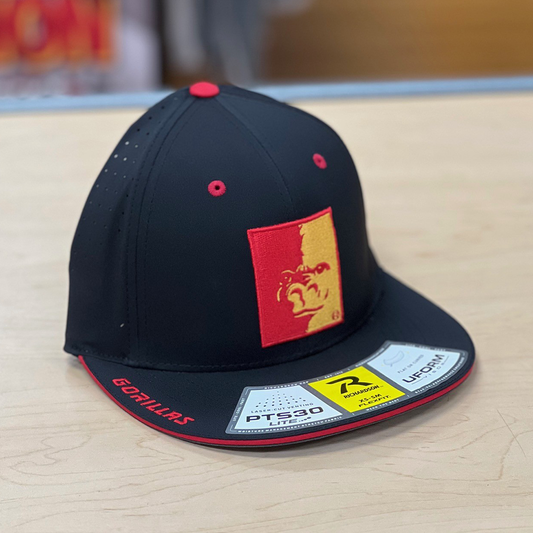 Pitt State Gorillas Split Face Richardson Hat- Black
