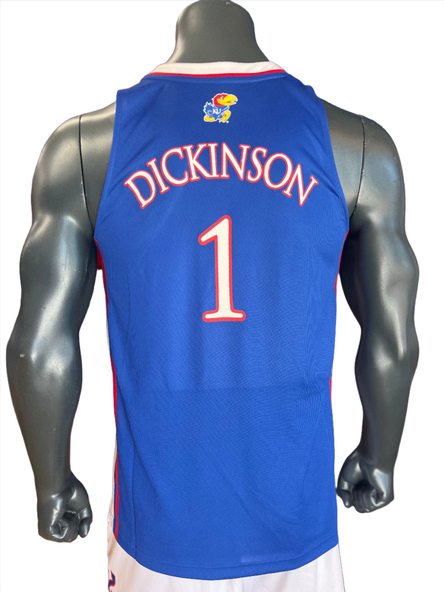 Hunter Dickinson Kansas Basketball Jersey #1 - Royal