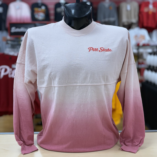 PSU Fade Crew- Pink Fade