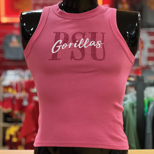 PSU Sunseeker Tank- Lipstick Pink, Heather Grey