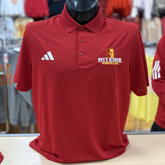 PSU Adidas Ottoman Polo- Red