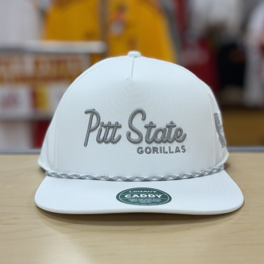 PSU Caddy Hat- White/Grey