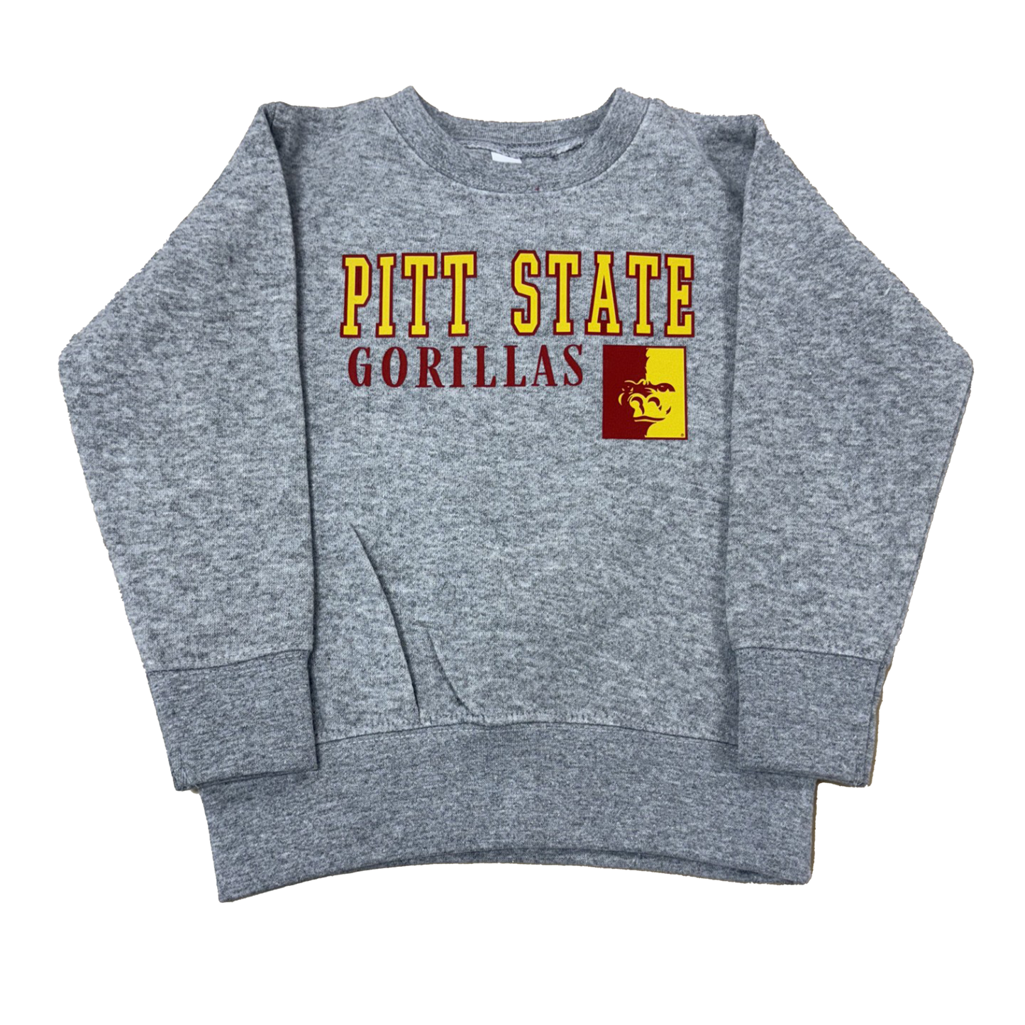 PSU Rush Toddler Crew- Black, Red, Heather