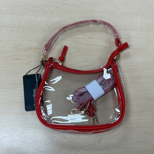 PSU Clara Purse- Red/Clear